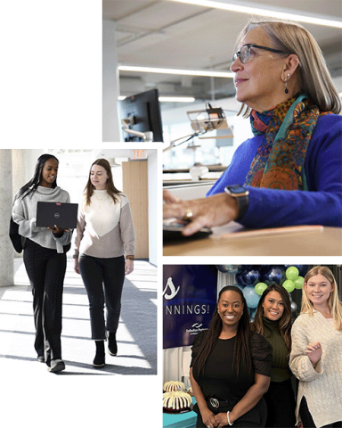 Collage of Palladian team members